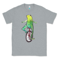 Heather Grey dat boi watercolor unicycle frog Classic Tee - linhVisuals
