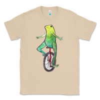 Mushroom dat boi watercolor unicycle frog Classic Tee - linhVisuals