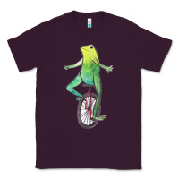 Plum dat boi watercolor unicycle frog Classic Tee - linhVisuals