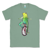 Sage dat boi watercolor unicycle frog Classic Tee - linhVisuals