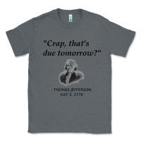 Charcoal Heather funny thomas jefferson usa history teacher student gift t shirt Classic Tee - linhVisuals
