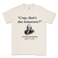 Natural funny thomas jefferson usa history teacher student gift t shirt Classic Tee - linhVisuals