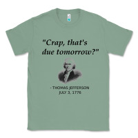 Funny Thomas Jefferson Usa History Teacher Student Gift T Shirt Classic Tee | Teevron