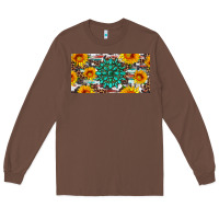 Chestnut gemtone and sunflowers license plate Long Sleeve Tee - Artiststas