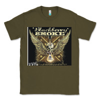 Army Green Blackberry Smoke Classic Tee - linhVisuals