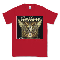 Red Blackberry Smoke Classic Tee - linhVisuals
