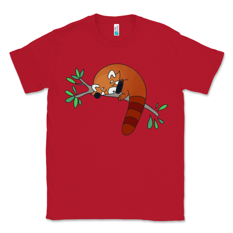 Red Panda Sleeping Classic Tee by linhVisuals | Teevron