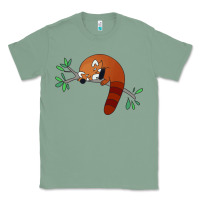 Sage red panda sleeping Classic Tee - linhVisuals