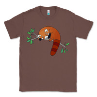 Chestnut red panda sleeping Classic Tee - linhVisuals