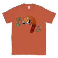 Copper red panda sleeping Classic Tee - linhVisuals