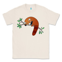 Natural red panda sleeping Classic Tee - linhVisuals