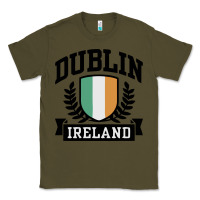 Army Green dublin ireland Classic Tee - linhVisuals