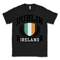 Black dublin ireland Classic Tee - linhVisuals