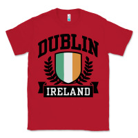 Red dublin ireland Classic Tee - linhVisuals