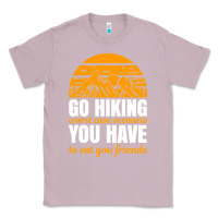 Lilac hiking t  shirt go hiking Classic Tee - linhVisuals