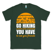 Sports Green hiking t  shirt go hiking Classic Tee - linhVisuals