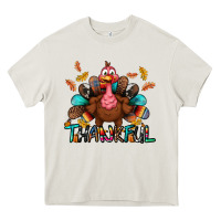 Cream Thankful Heavy Core Tee - BundleAndBundleShop