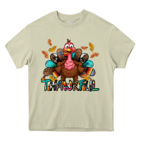 Mossy Thankful Heavy Core Tee - BundleAndBundleShop