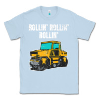 Dusty Blue asphalt paver gift premium t shirt Classic Tee - linhVisuals