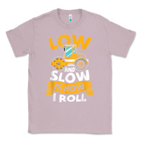 Lilac asphalt paving operator quote low and slow is how i roll t shirt Classic Tee - linhVisuals