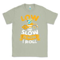 Matcha asphalt paving operator quote low and slow is how i roll t shirt Classic Tee - linhVisuals