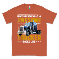 Copper awesome trucker big rig semi trailer truck driver gift men tank top Classic Tee - linhVisuals