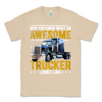 Mushroom awesome trucker big rig semi trailer truck driver gift men tank top Classic Tee - linhVisuals