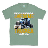 Sage awesome trucker big rig semi trailer truck driver gift men tank top Classic Tee - linhVisuals
