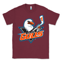 Burgundy san diego gulls Classic Tee - linhVisuals