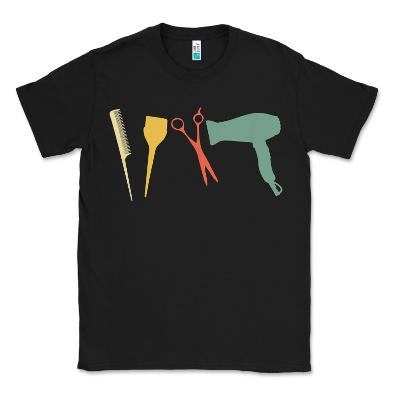 Barber Vintage Hairdresser Hairstylist Cosmetologist T Shirt Classic Tee by linhVisuals | Teevron