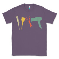 Lavender barber vintage hairdresser hairstylist cosmetologist t shirt Classic Tee - linhVisuals