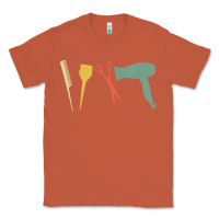 Copper barber vintage hairdresser hairstylist cosmetologist t shirt Classic Tee - linhVisuals