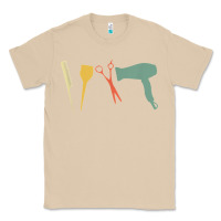 Mushroom barber vintage hairdresser hairstylist cosmetologist t shirt Classic Tee - linhVisuals