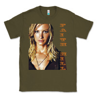 Army Green faith hill Classic Tee - linhVisuals