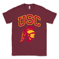 Burgundy #usc Classic Tee - linhVisuals
