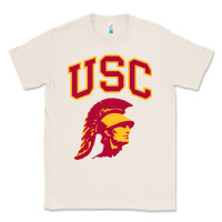 Natural #usc Classic Tee - linhVisuals