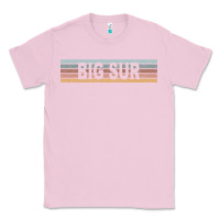 Bubblegum Pink big sur california ca usa retro sweatshirt Classic Tee - linhVisuals