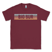 Burgundy big sur california ca usa retro sweatshirt Classic Tee - linhVisuals