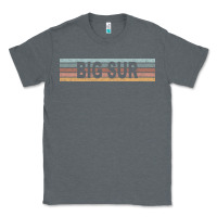 Charcoal Heather big sur california ca usa retro sweatshirt Classic Tee - linhVisuals