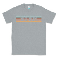 Heather Grey big sur california ca usa retro sweatshirt Classic Tee - linhVisuals