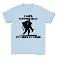 Dusty Blue wounded war Classic Tee - linhVisuals