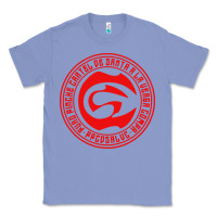 Colony Blue cartel de santa Classic Tee - linhVisuals