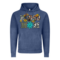 Vintage Denim western rodeo bullfighter mom turquoise gemstones  sunflowers Vintage Hoodie - BarkalooDesign