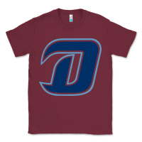 Burgundy NC Dinos Classic Tee - linhVisuals