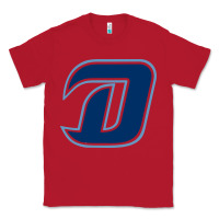 Red NC Dinos Classic Tee - linhVisuals