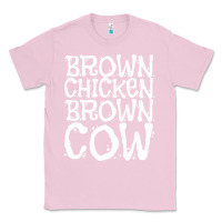 Bubblegum Pink brown chicken brown cow Classic Tee - linhVisuals