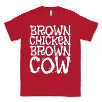Red brown chicken brown cow Classic Tee - linhVisuals