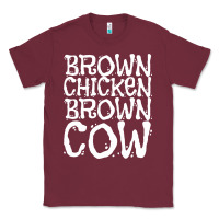 Burgundy brown chicken brown cow Classic Tee - linhVisuals
