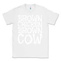 White brown chicken brown cow Classic Tee - linhVisuals