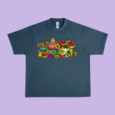 Mexico Drink Urban Heavy Tee Designed By Racoondesign